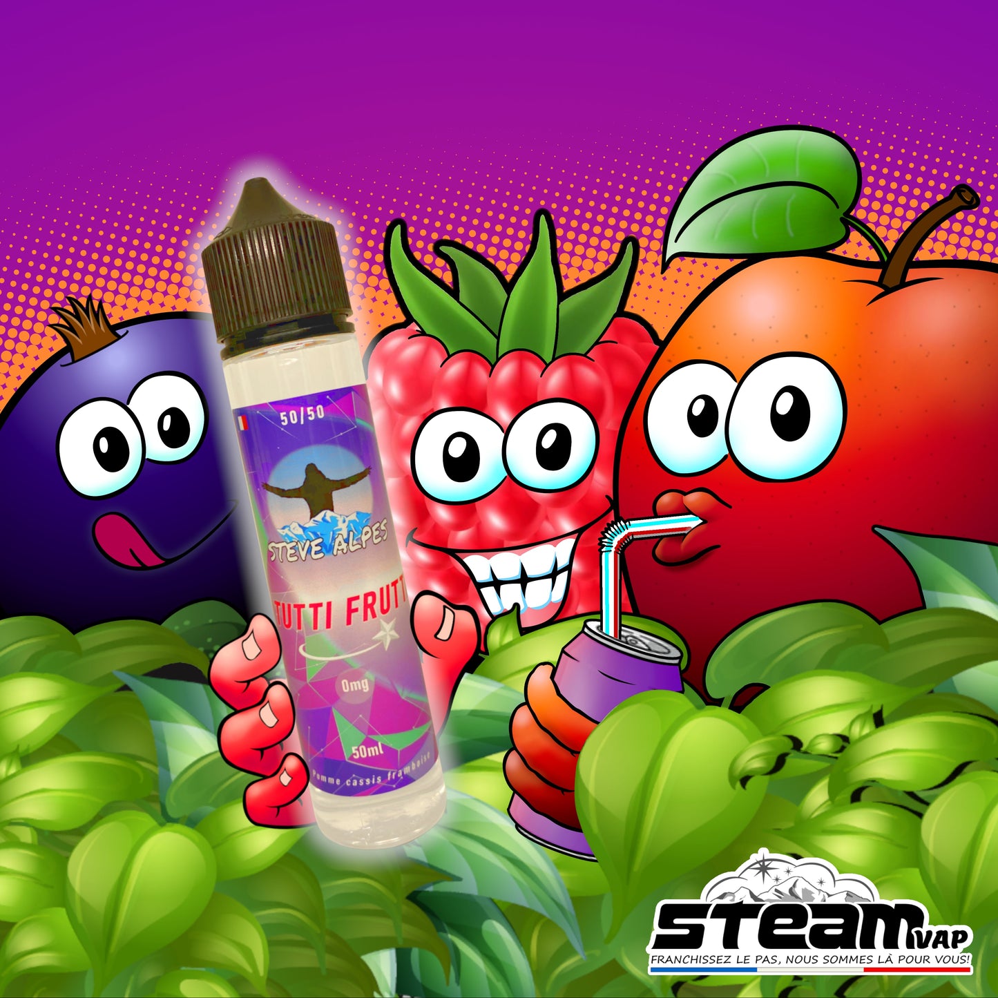 TUTTI FRUTTI - APPLE BLACKCURRANT RASPBERRY 50 ML