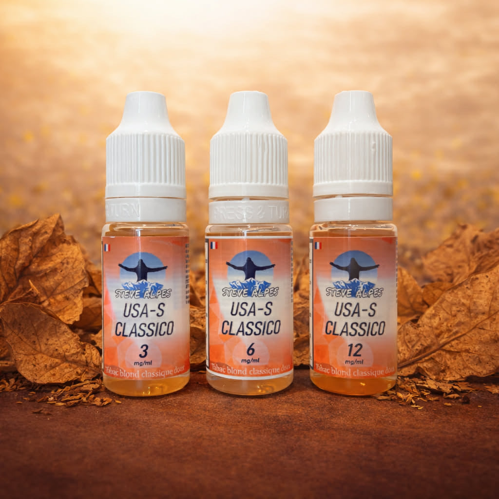 USA-S CLASSICO - TABACO RUBIO DULCE CLÁSICO 10ML