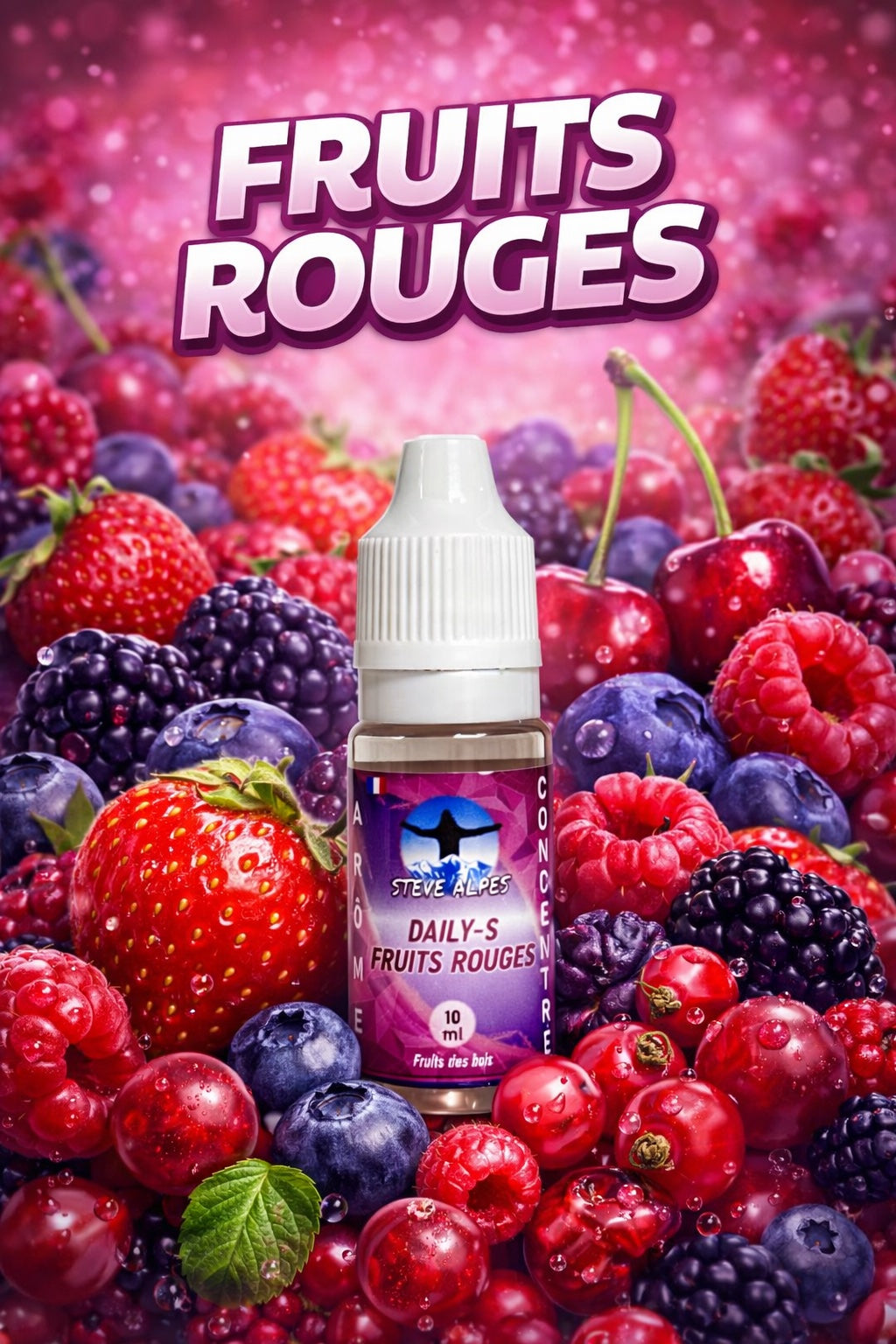 DAILY'S RED FRUITS - FOREST FRUITS - CONCENTRATE 10 ML