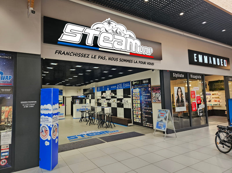 Nos boutiques Steam-Vap Nos boutiques Steam-Vap